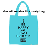 Be Happy And Play Ukulele Bag