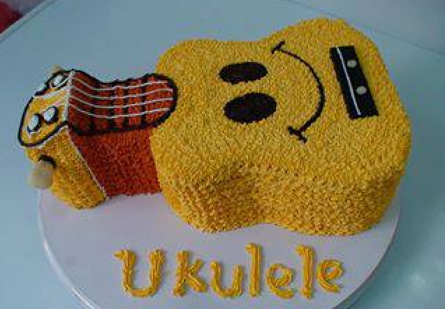 Ukulele Cake