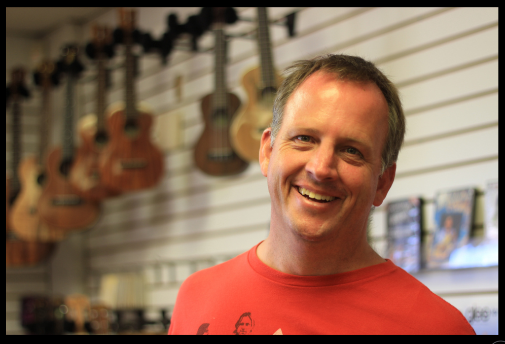 Jason at Lahaina Music on Maui