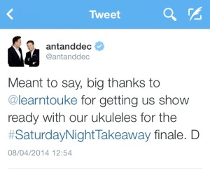 Ant and Dec testimonial