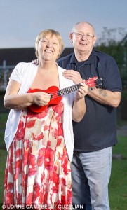 Dorothy Rogan with her husband John